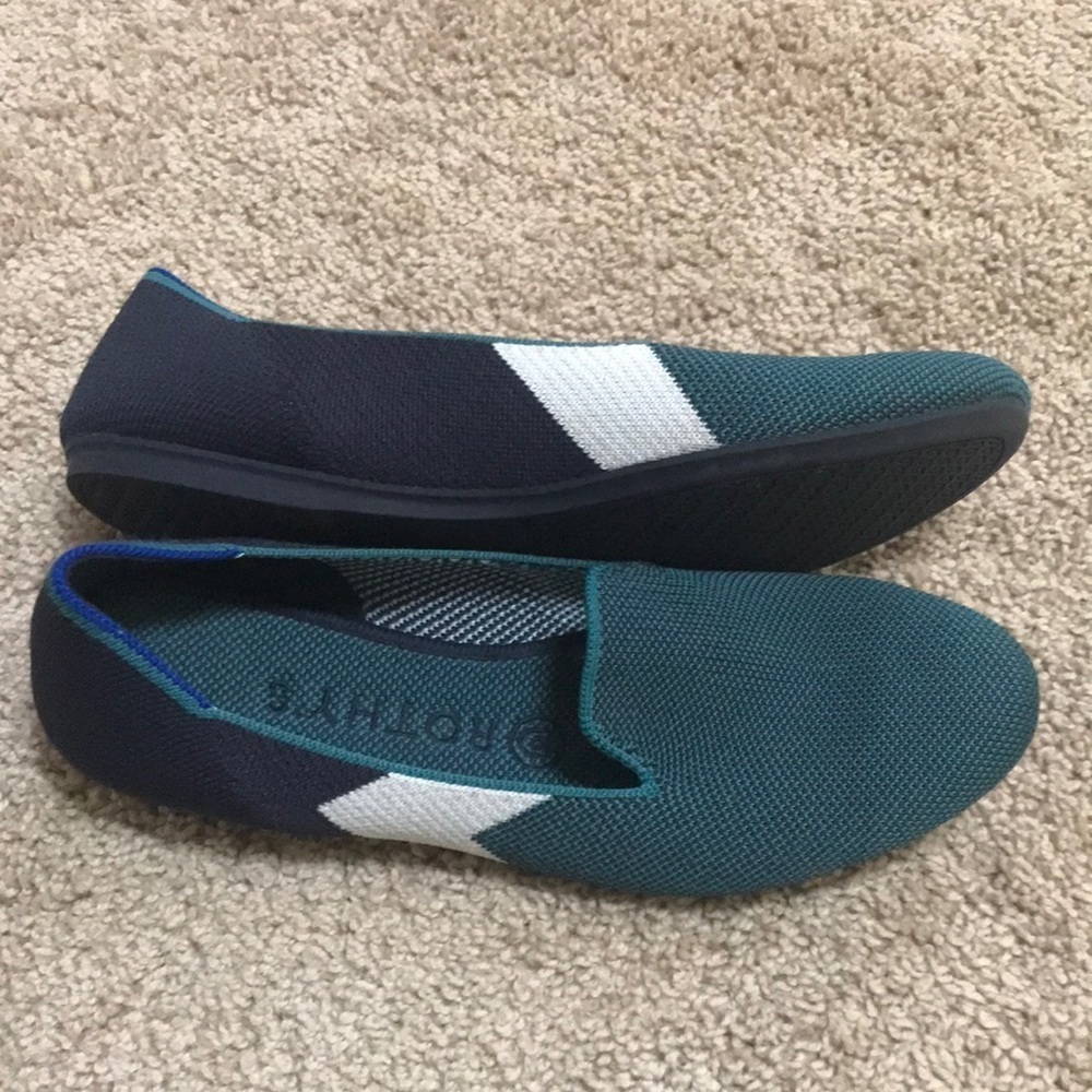 ROTHY'S Size 8 Juniper Green Loafers
